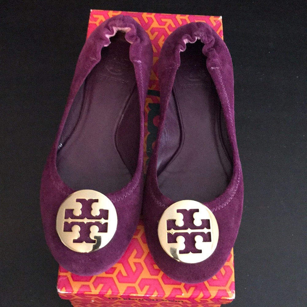 Tory Burch Suede ballerina flats